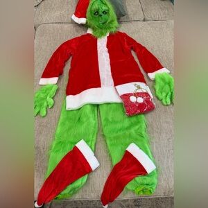 Red and Green Grinch Christmas Costume